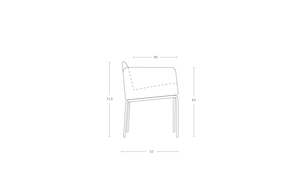 Dimensoes do produto poltronete jo